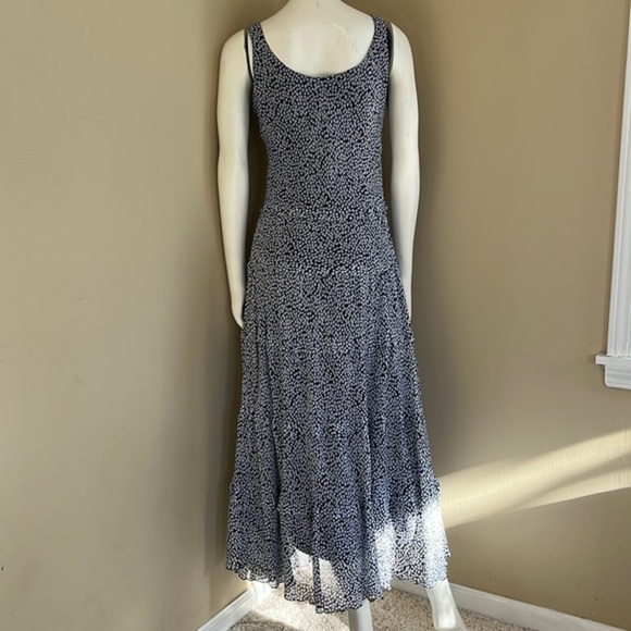 Nine West Maxi Full Length Sleeveless Blue White Summer Dress Size S‎ - Picture 4 of 8